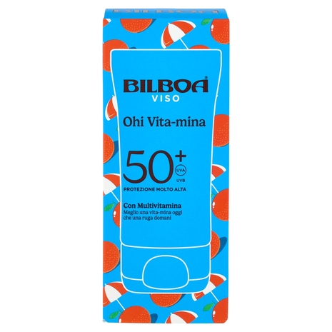 Bilboa Ohi Vita-mina Viso 50+ Protezione Molto Alta con Multivitamina 40 ml